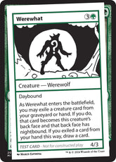 Werewhat - Magic: The Gathering - MoxLand